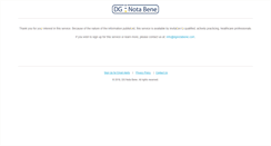 Desktop Screenshot of dgnotabene.com